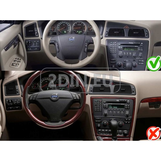 VOLVO S60, V70, XC70 - 8" МУЛТИМЕДИЯ / Навигация android 16 CPU:8-CORE, RAM:4GB + DSP + CarPlay  + SIM